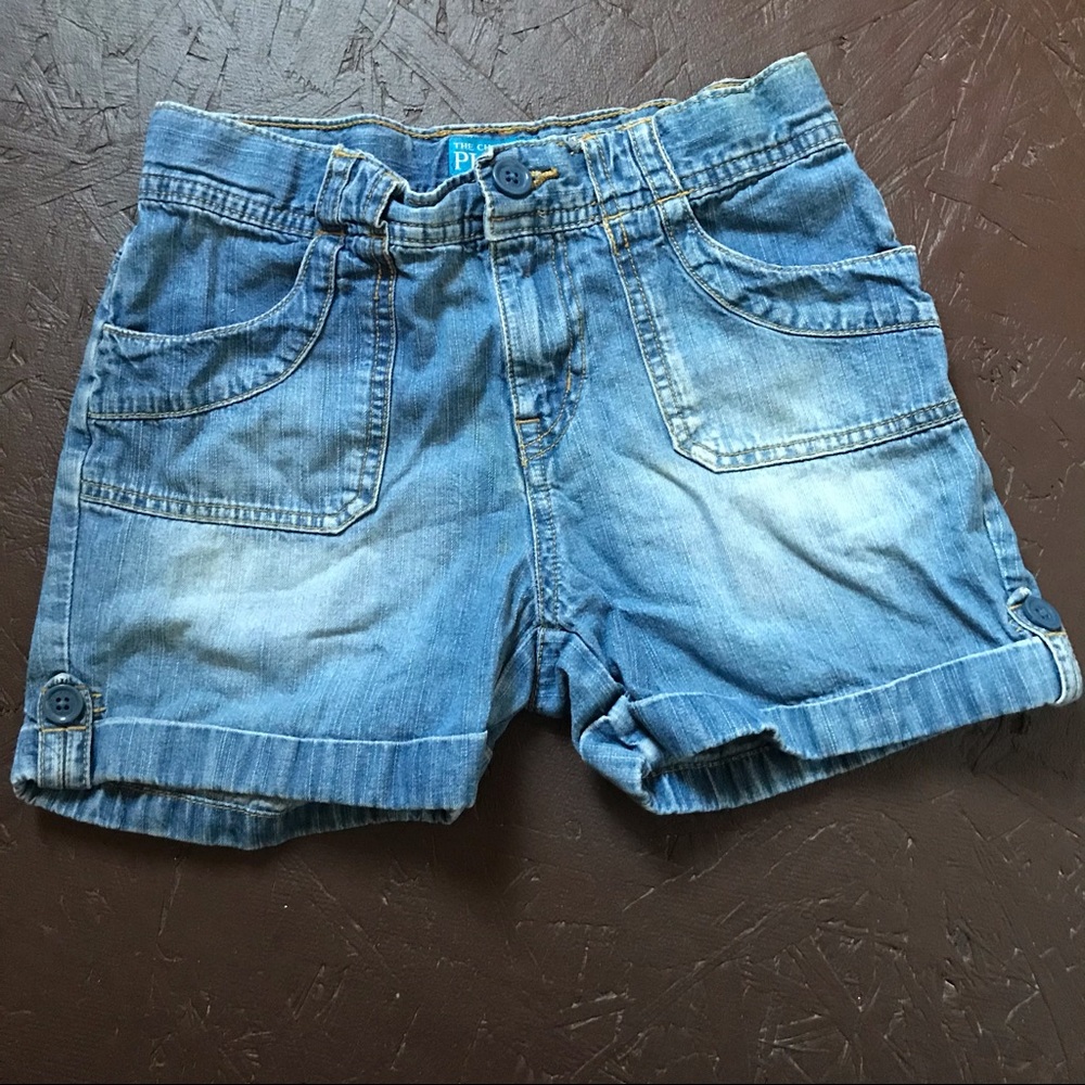GIRLS BLUE DENIM CHILDREN’S PLACE SHORTS SIZE 12